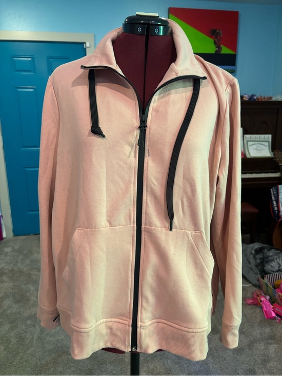 Chico's Jackets & Blazers - Chico's Light Pink Athletic Zip-Up Jacket